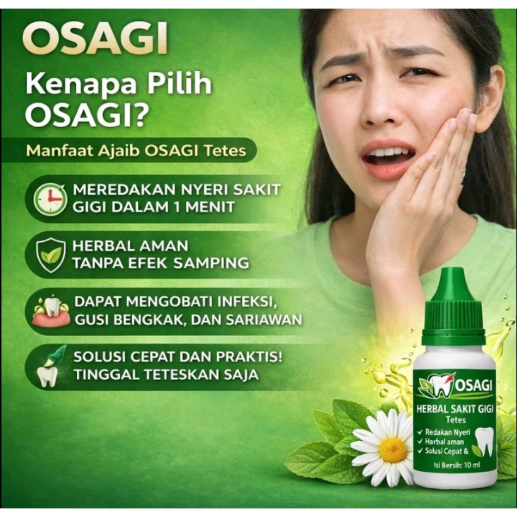 [GODENTAL]  BOTANIC SOLUSI GIGI SEHAT OBAT SAKIT GIGI BERLUBANG, GUSI BENGKAK NYUT NYUTAN, SAKIT GIG