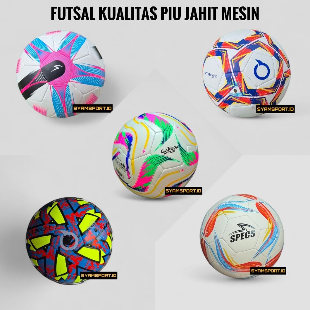 Bola Futsal Standart Grade Ori FIFA PIU Jahit Mesin / Bola Futsal Size 4 / Bola Futsal / Bola PU Jah