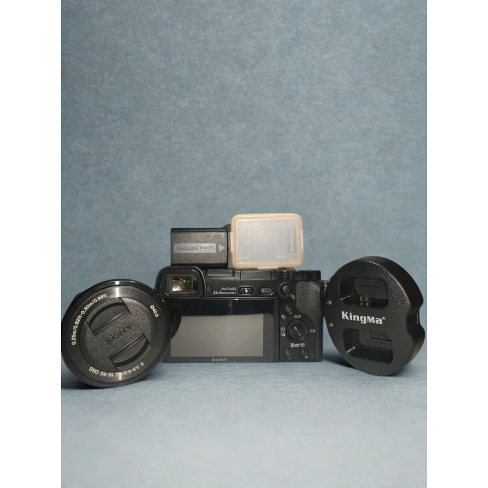 SONY Kamera A6000 Second Fungsi Normal Lensa Charger Baterai