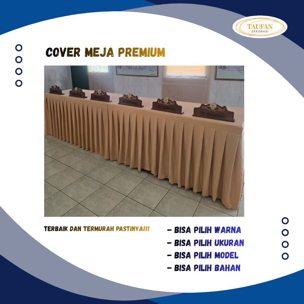 COVER MEJA#160 X 65 X 80CM