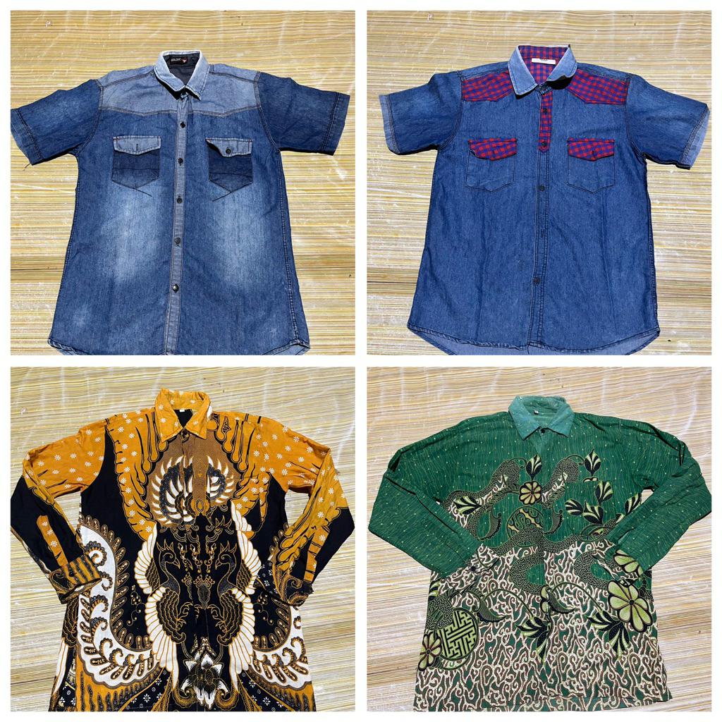 kemeja scond ukuran M (Ld 50,PB70)
