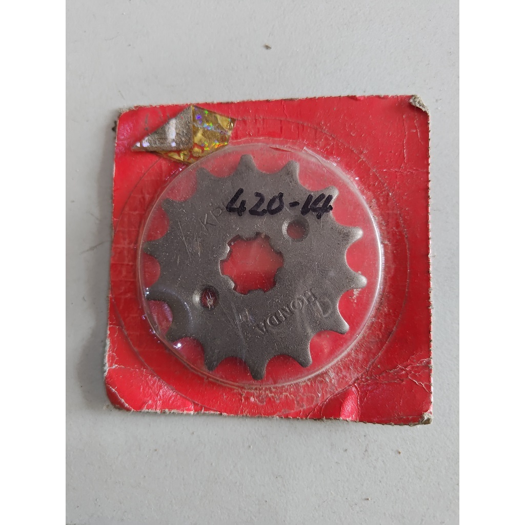 gear depan karisma supra x125 ori