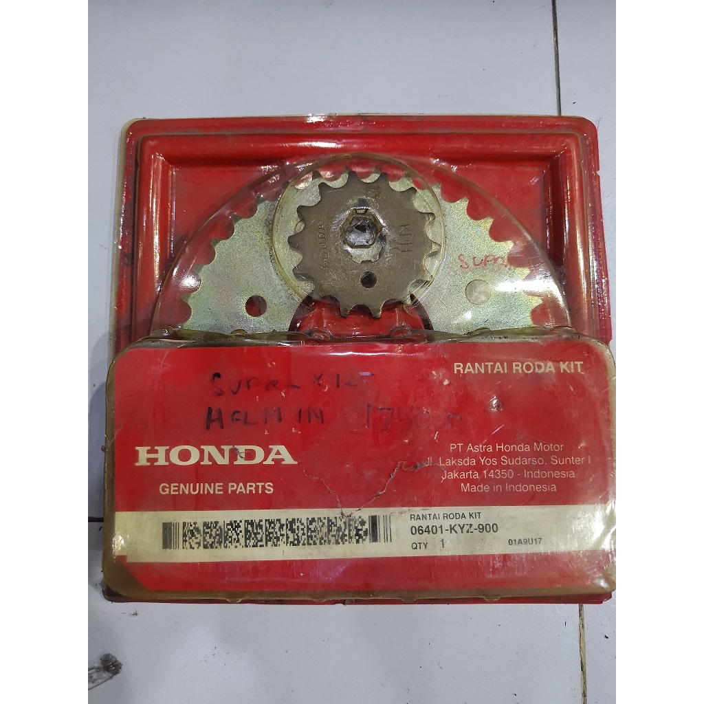 gear set supra x125 helm in ori