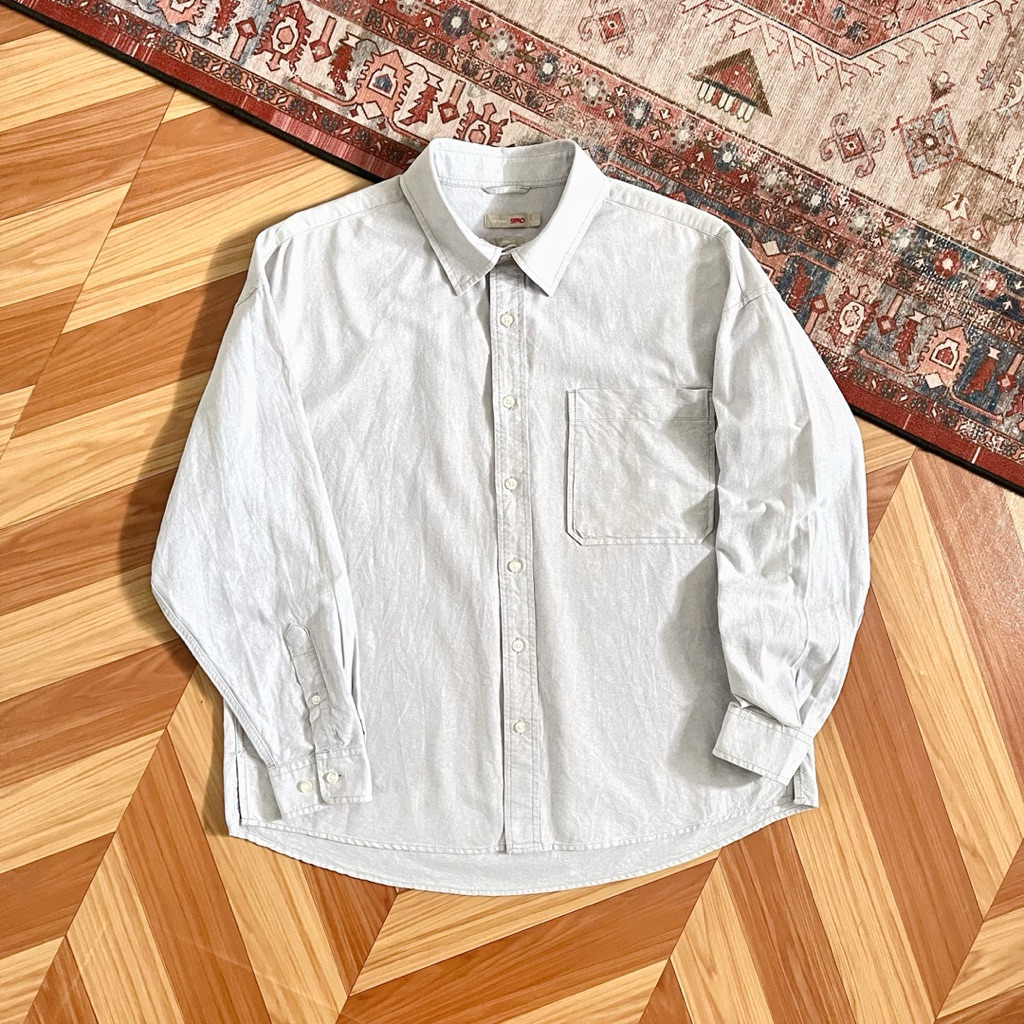 Kemeja Oversize Trensic Spao Basic Grey