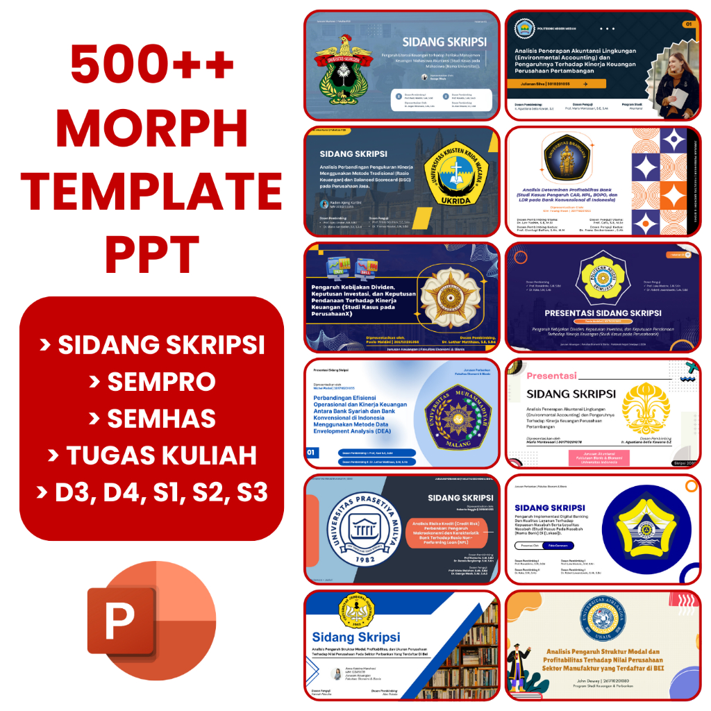 500++ Template PPT Powerpoint Sidang Skripsi, Seminar Proposal, dan Tugas Kuliah (2026)