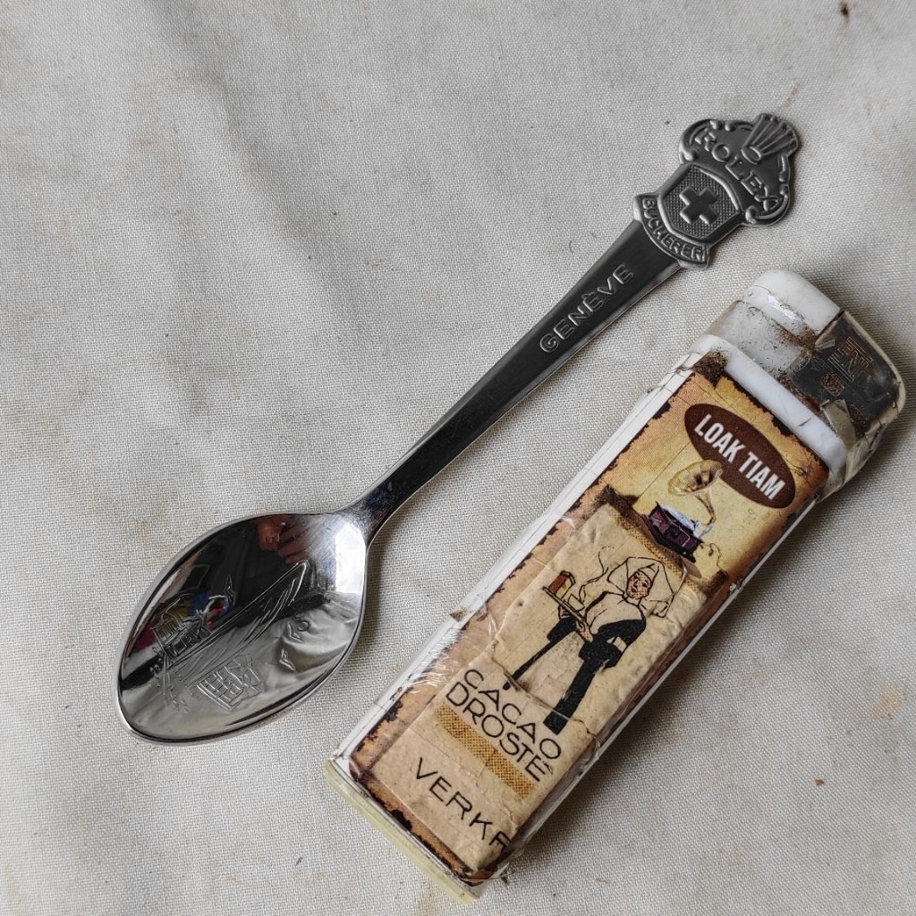 Pajangan Vintage NOS  Sendok Teh Rolex
