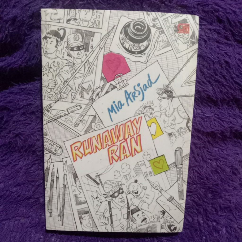 buku novel bekas Runaway Ran by Mia Arsjad original