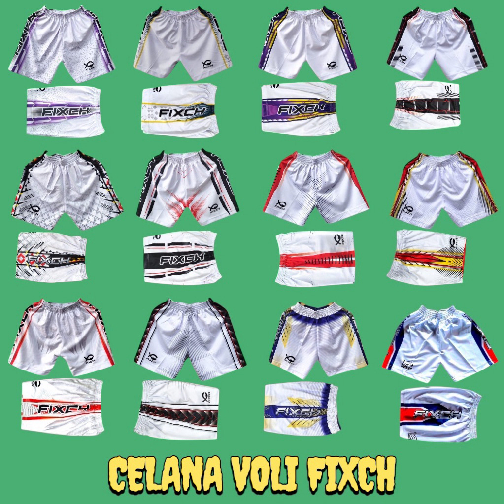 CELANA VOLI FULL PRINTING TARKAM VOLI FULL PRINTING VOLI CELANA OLAHRAGA FIXCH VOLI FULL PRINTING