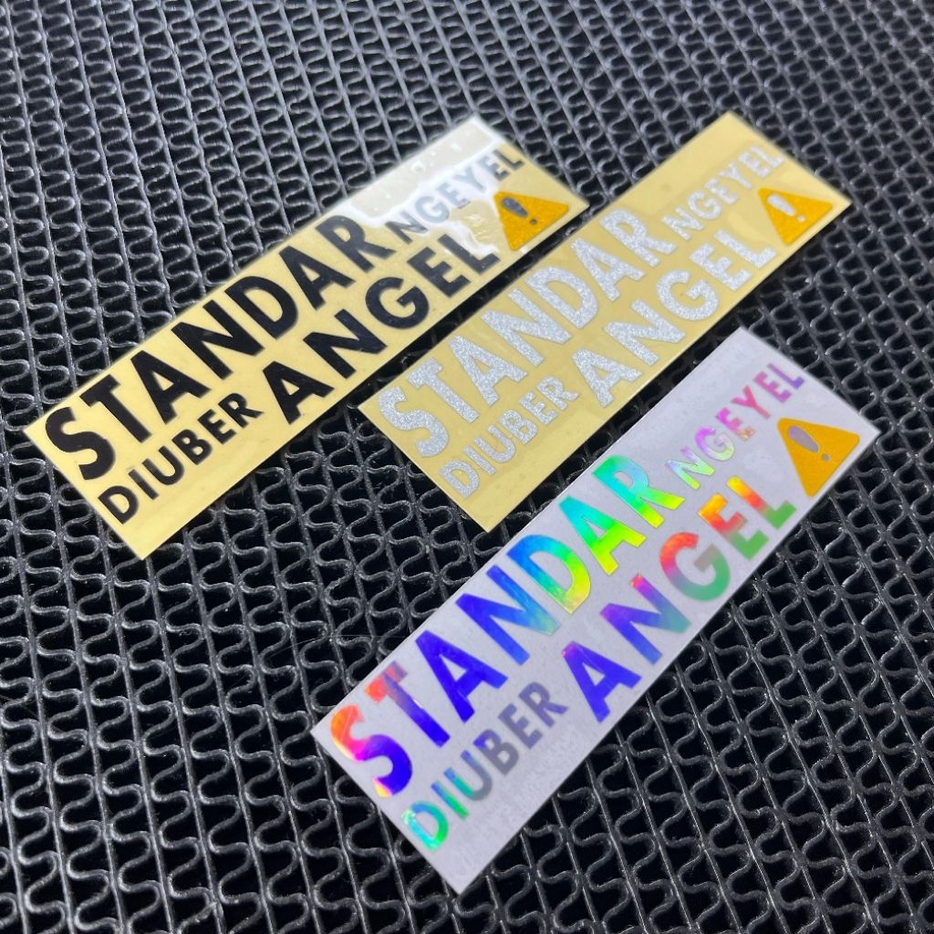 Sticker Cutting STANDAR NGEYEL DIUBER ANGEL | Anti air