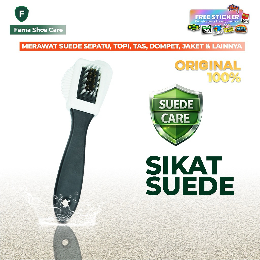 FAMA- Sikat Suede- sikat nubuck-sikat sepatu-fama shoe cleaner-fama shoes cleaner
