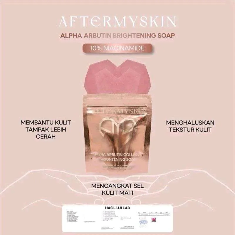 Aftermyskin Alpha Arbutin Brightening Soap