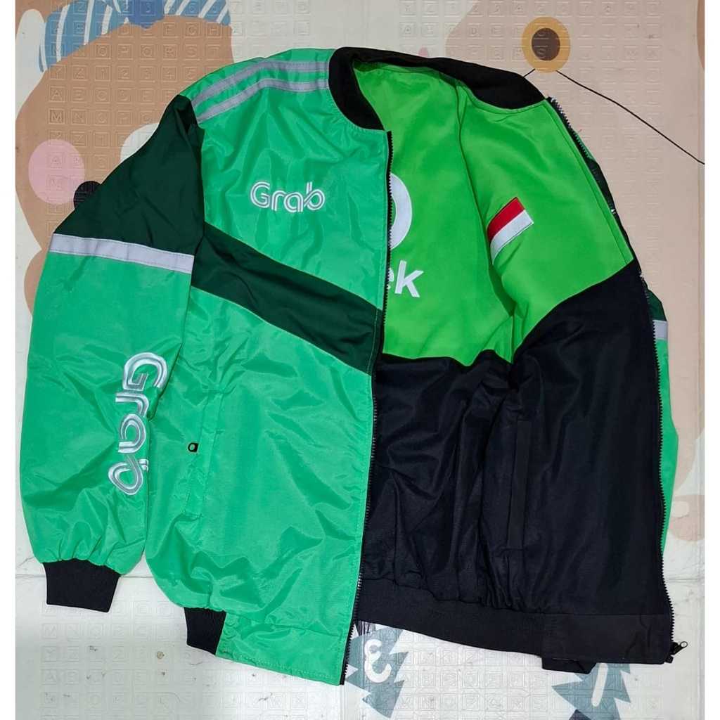 JAKET GRAB GOJEK BOLAKBALIK BISA BUAT VERMUK ANTI AIR