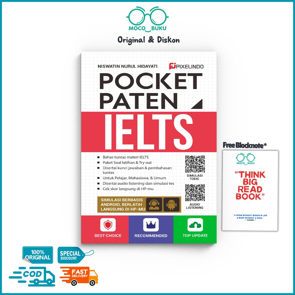 Buku Pocket Paten IELTS Lengkap