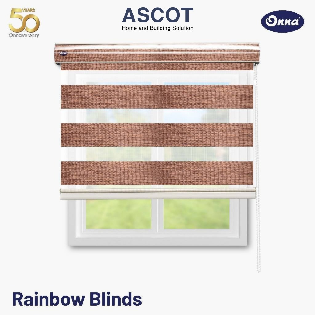 ONNA Rainbow Blind Gorden / Tirai Penutup Jendela (Ukuran Custom)