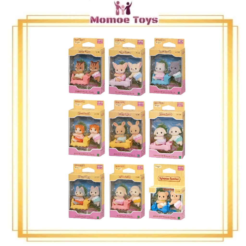 Sylvanian Families Baby Twins Original Jepang Sylvanian Husky Sylvanian Persian Cat Sylvanian Milk R