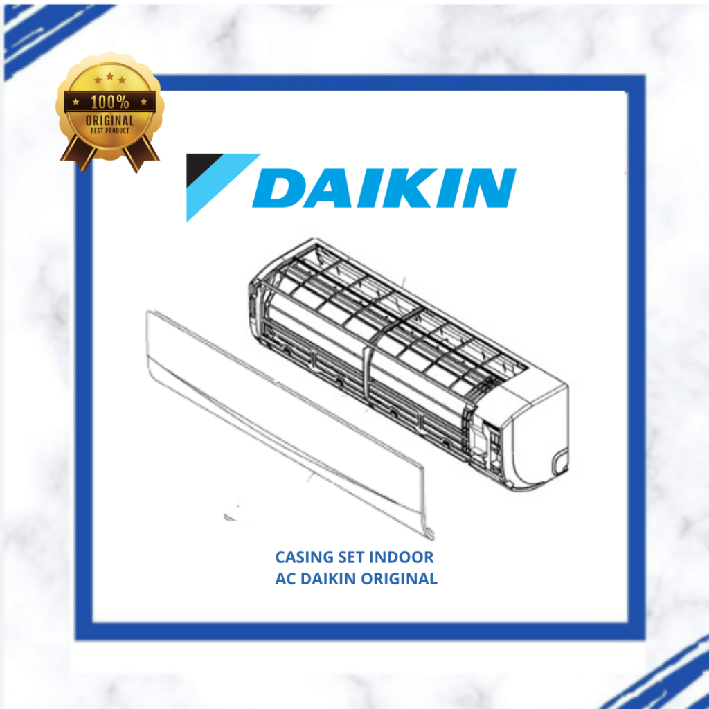 CASING INDOOR AC DAIKIN 2 PK FTC50XV14 ORIGINAL BARU