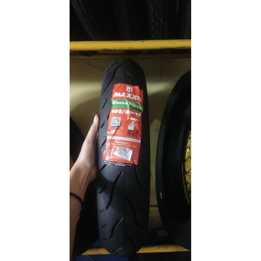 BAN MAXXIS GREEN DEVIL TUBELESS 100/80-17 ring17
