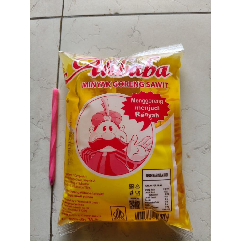 Minyak Goreng Alibaba 1 Liter