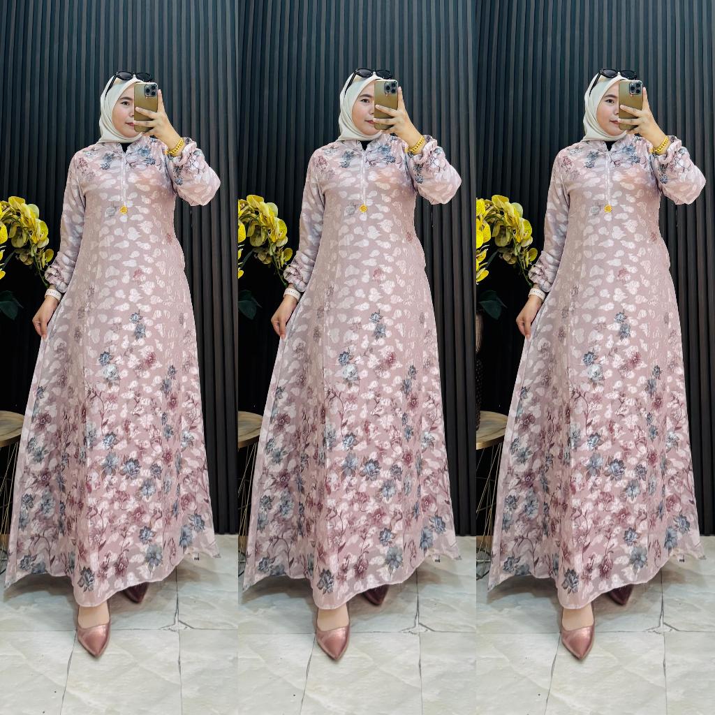 GAMIS PECAH 8 MOTIF BAHAN VISCOSE JAGUAR PREMIUM DRESS SANTAI DAN KONDANGAN CANTIK