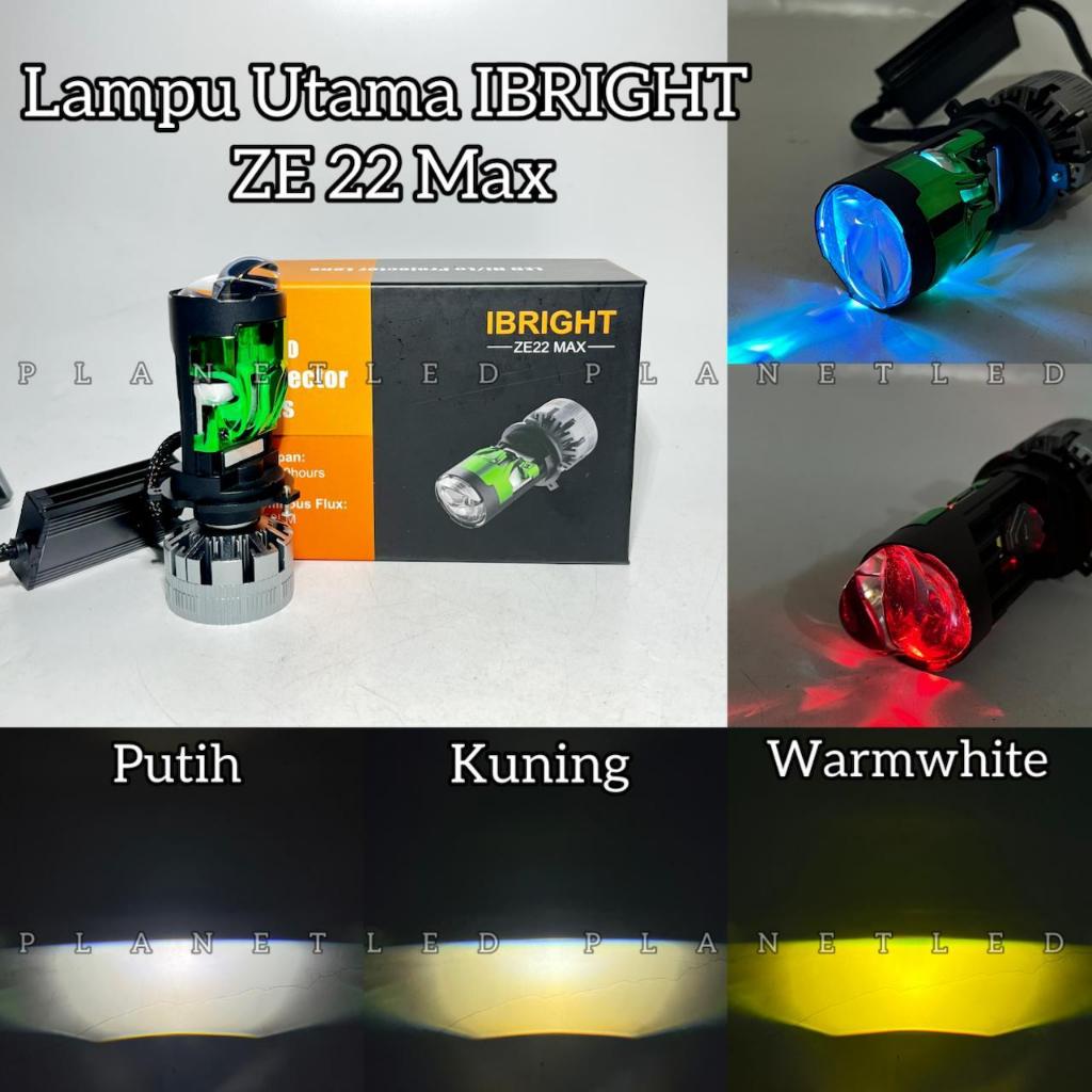 IBRIGHT Lampu Utama ZE22 Max H4