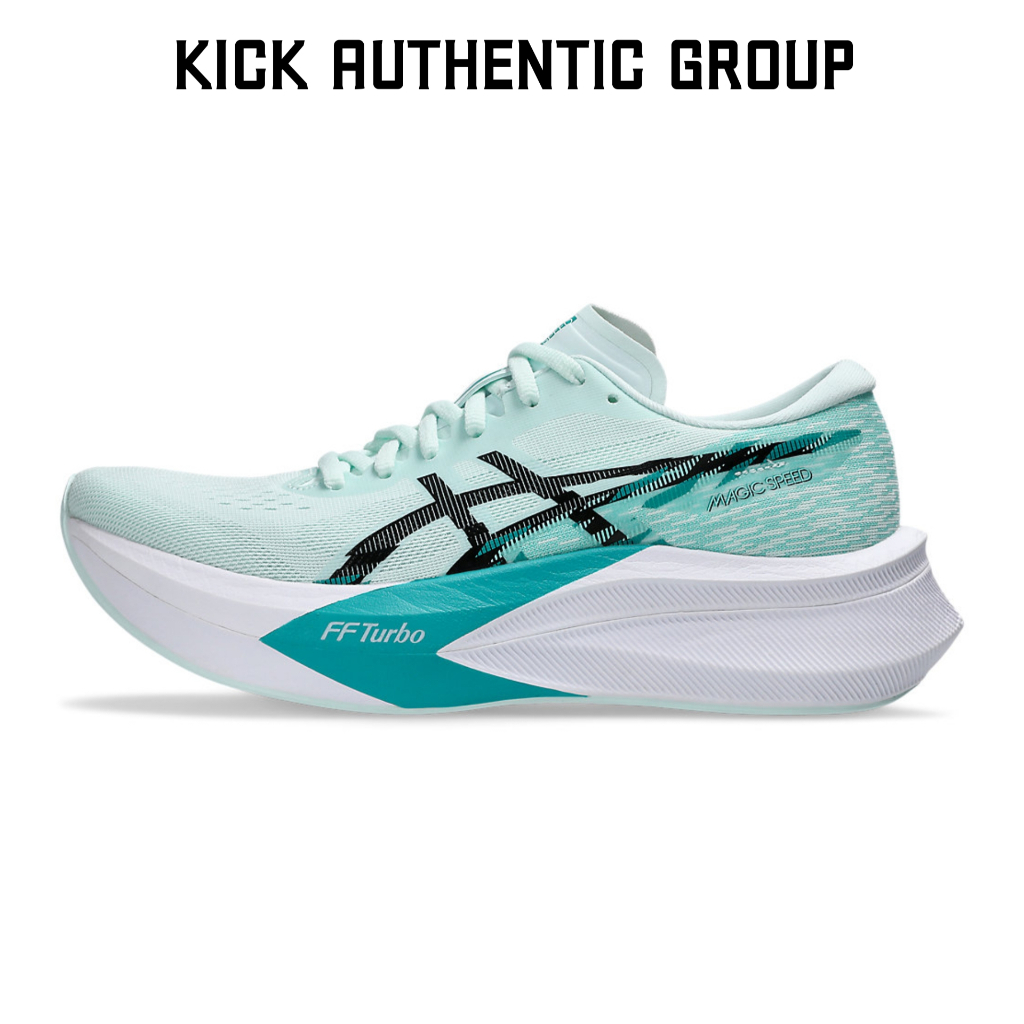 Sepatu Lari / Running Pria Wanita Asics Magic Speed 4 ST Blue Tosca Original