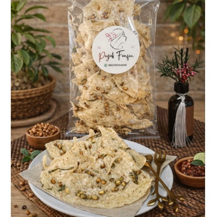 Peyek Kacang Hijau/ Rempeyek Kacang Hijau/ Snack/ Cemilan/ Makanan Ringan