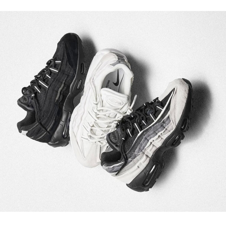 Comme des Garcons Homme Plus x Nike Air Max 95 [All White / All Black / Grey Multicolor]