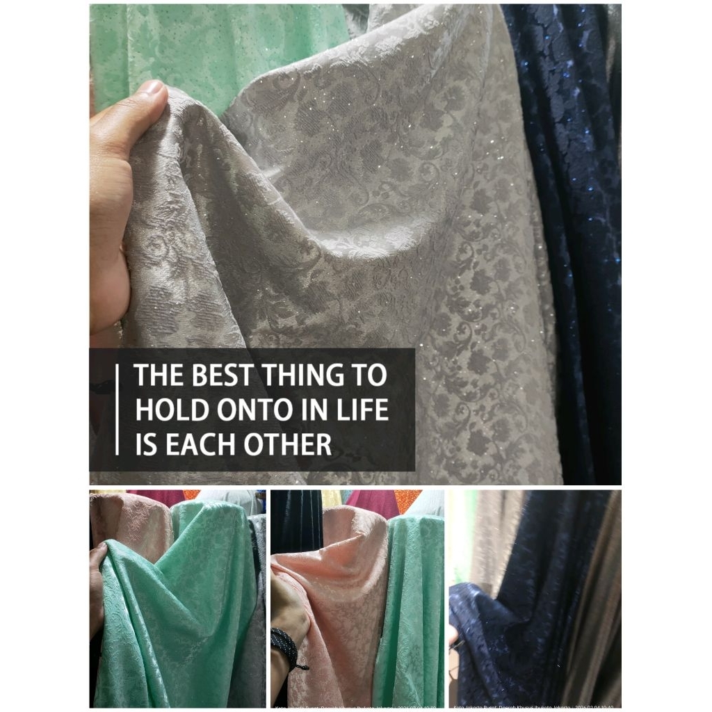 bahan Kain jaguar gliter