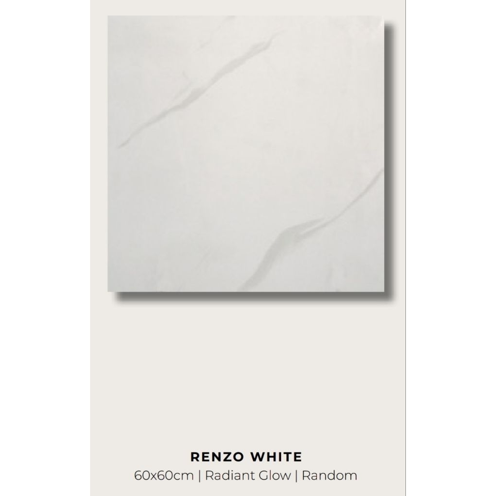 Granit Valentino Renzo White 60x60 Radiant Glow
