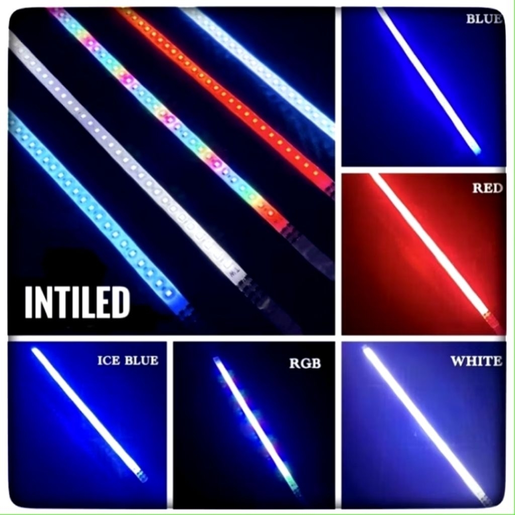 LAMPU ALIS RGB RUNNING FLEXYBLE LED KOLONG PANJANG 30CM UNIVERSAL