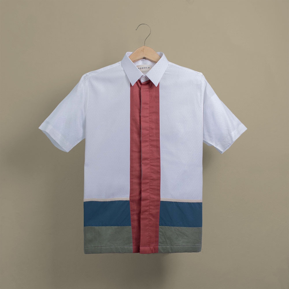 Tinita - Bonolo Kemeja Tenun Lengan Pendek