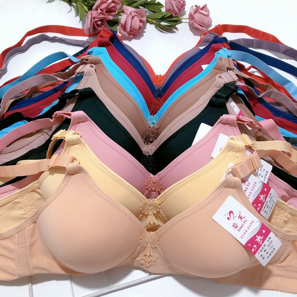 Paket isi 6 Pcs Sport Bra Dewasa Ukuran 34 - 42 Tanpa Kawat || Bh Wanita Remaja Dewasa Kekinian High