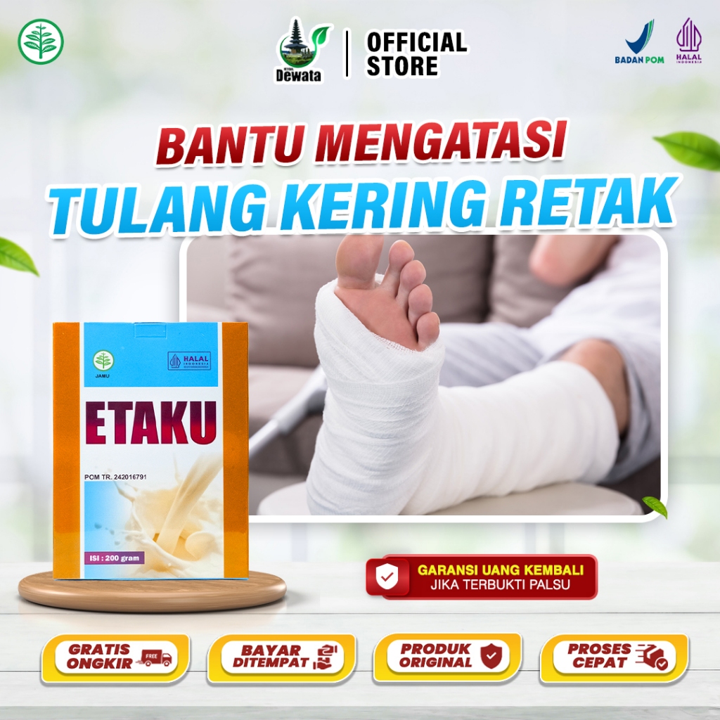 ETAKU Untuk Tulang Kering Retak, Patah, Susuk Kambing Etawa Asli Penguat Dan Bantu Mempercepat Penye