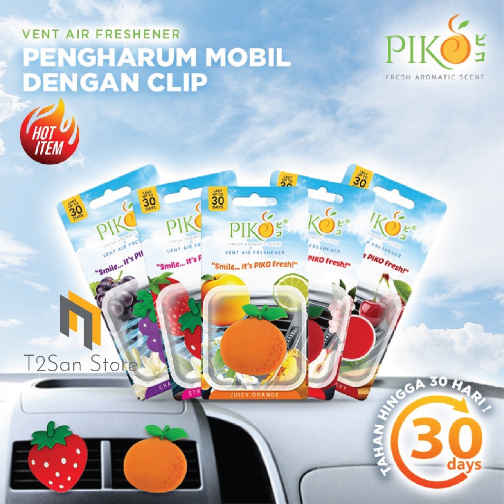 Parfum Mobil PIKO/Pengharum Mobil  PIKO Dengan Klip