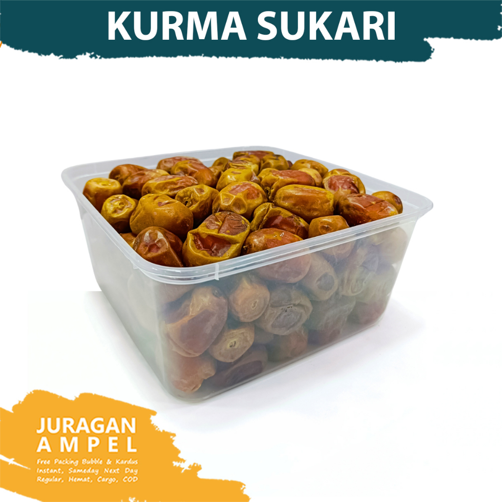 Kurma Sukari Al Qassim Madinah Jumbo Original Premium Arab Saudi