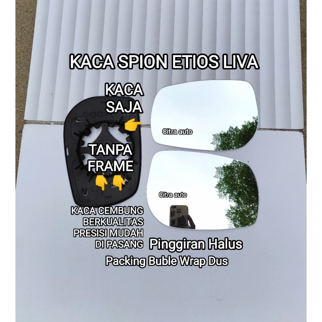 Kaca Spion ETIOS LIVA Sepasang Etios Liva Lifa Kanan Kiri Berkualitas