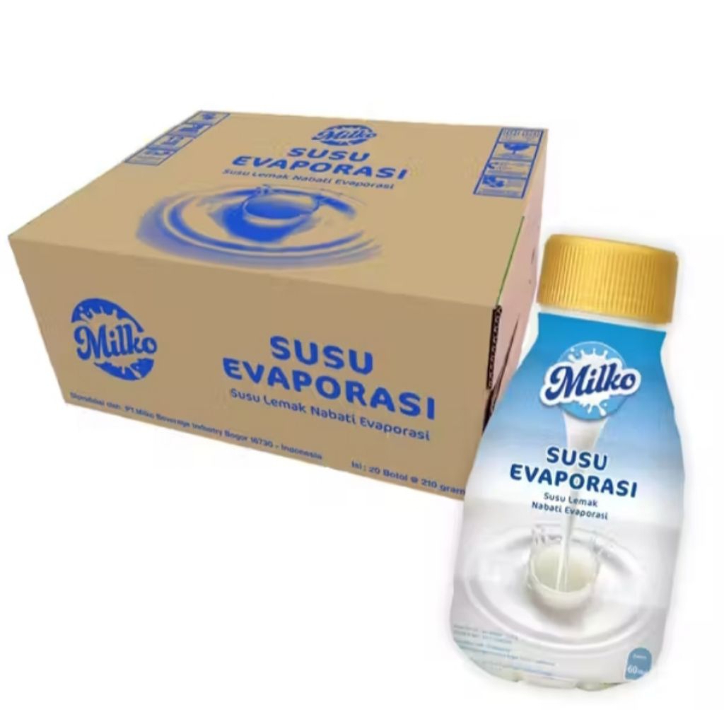 MILKO SUSU EVAPORASI / MILKO 210ML