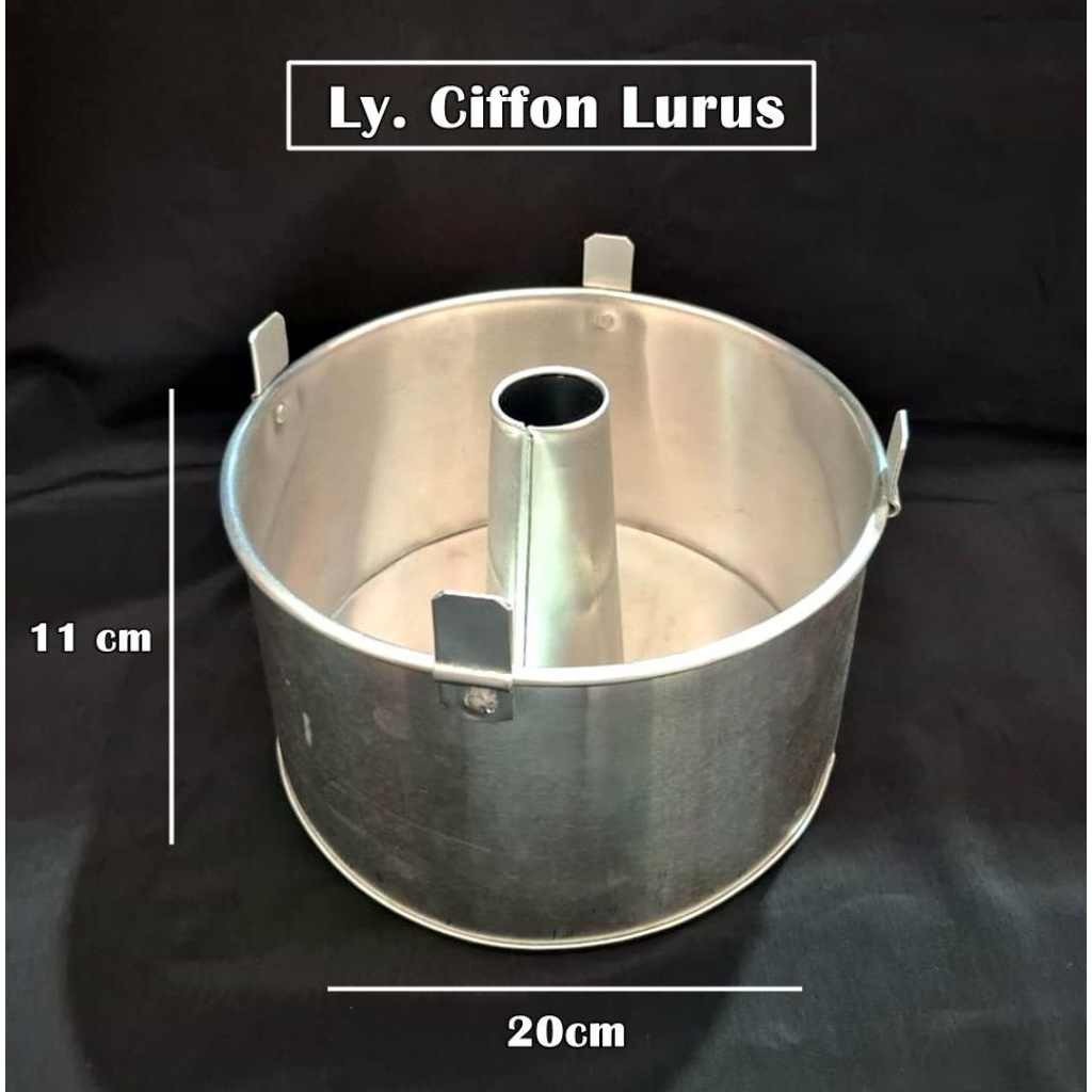 Loyang Chiffon cake Lurus Diameter 20 cm