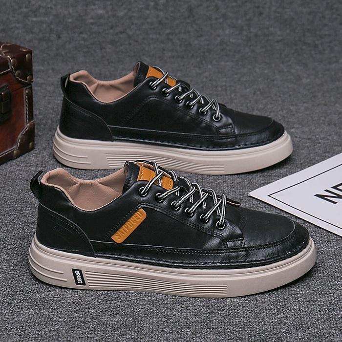 Eiger - Sepatu Sneakers Hitam Outdoors Sepatu Lari Olahraga Sepatu Pria Casual
