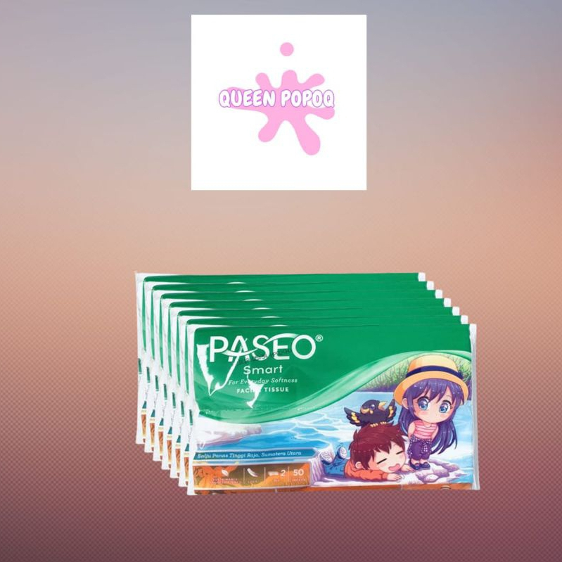 Tissue Tisu Paseo Travel Pack Tisu Kotak 50 Sheets / 108 Ply