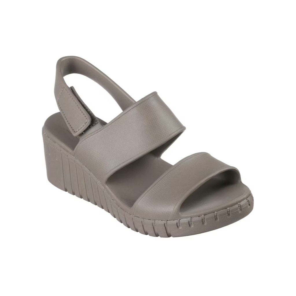 GARANSI 100% ORIGINAL BNIB Sepatu Sendal Skechers Women's Foamies Wedges Pier Ave Sandals 111227/DKT