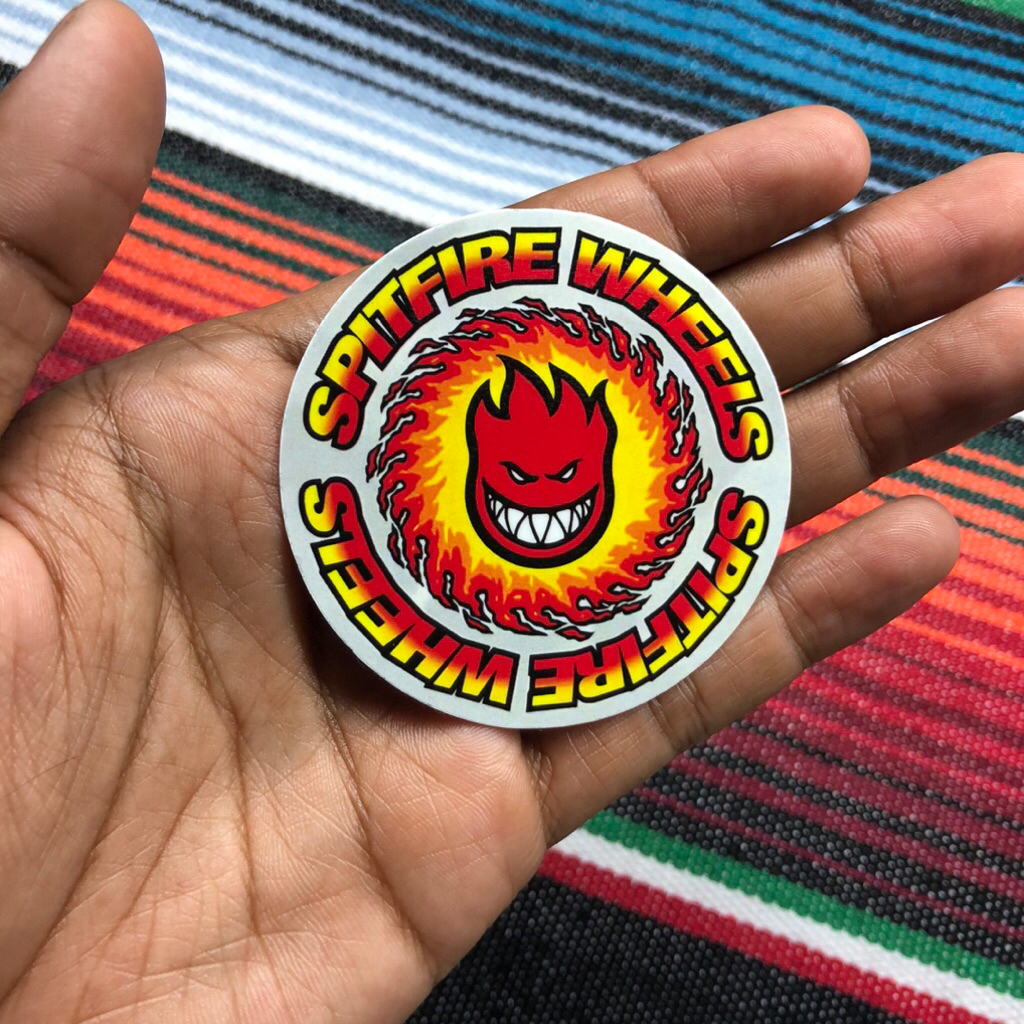 Sticker Spitfire Wheels Skateboard