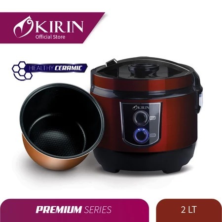 Kirin KRC-390 Rice Cooker 2L Magic Com Penanak Nasi Inner Pot Keramik Garansi Resmi