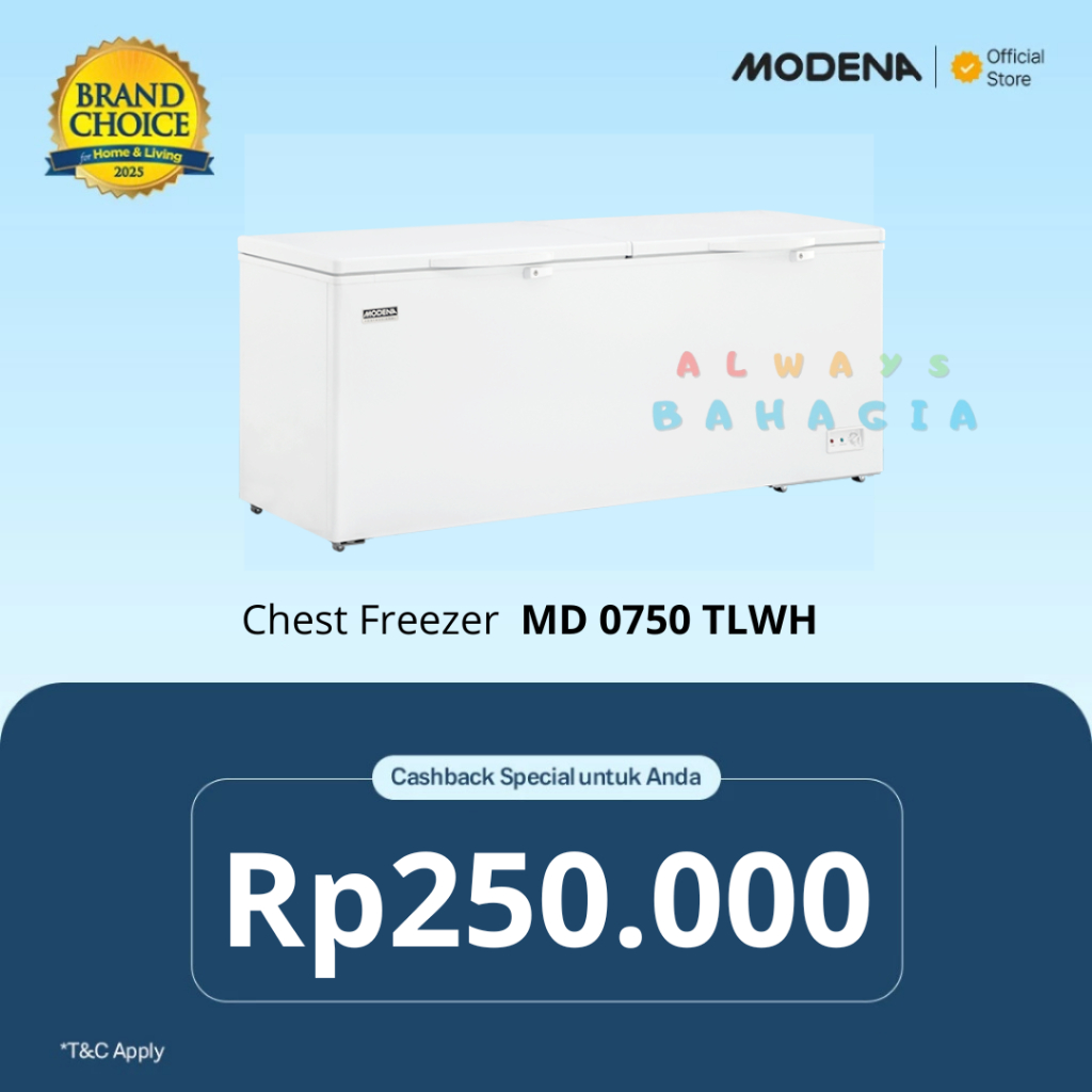 Modena MD 0750 TLWH  Professional Chest Freezer Box 750 Liter