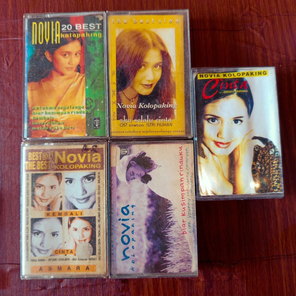 Kumpulan Kaset Pita Novia Kolopaking