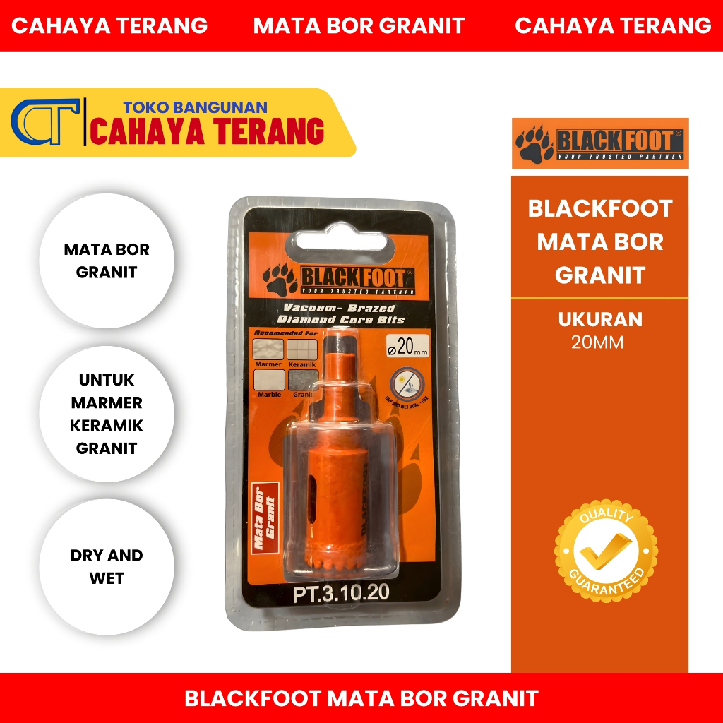 MATA BOR GRANIT KERAMIK 20MM BLACKFOOT
