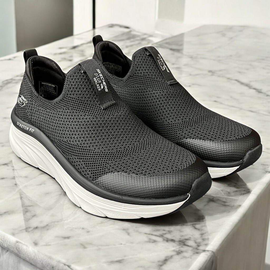 Sepatu Sneaker Wanita Skechers Tanpa Tali ORIGINAL Slip On Ins Murah Empuk Ringan Nyaman