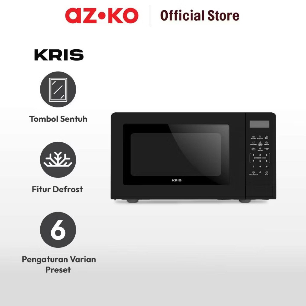 Microwave Oven Digital 20ltr Azko Kris