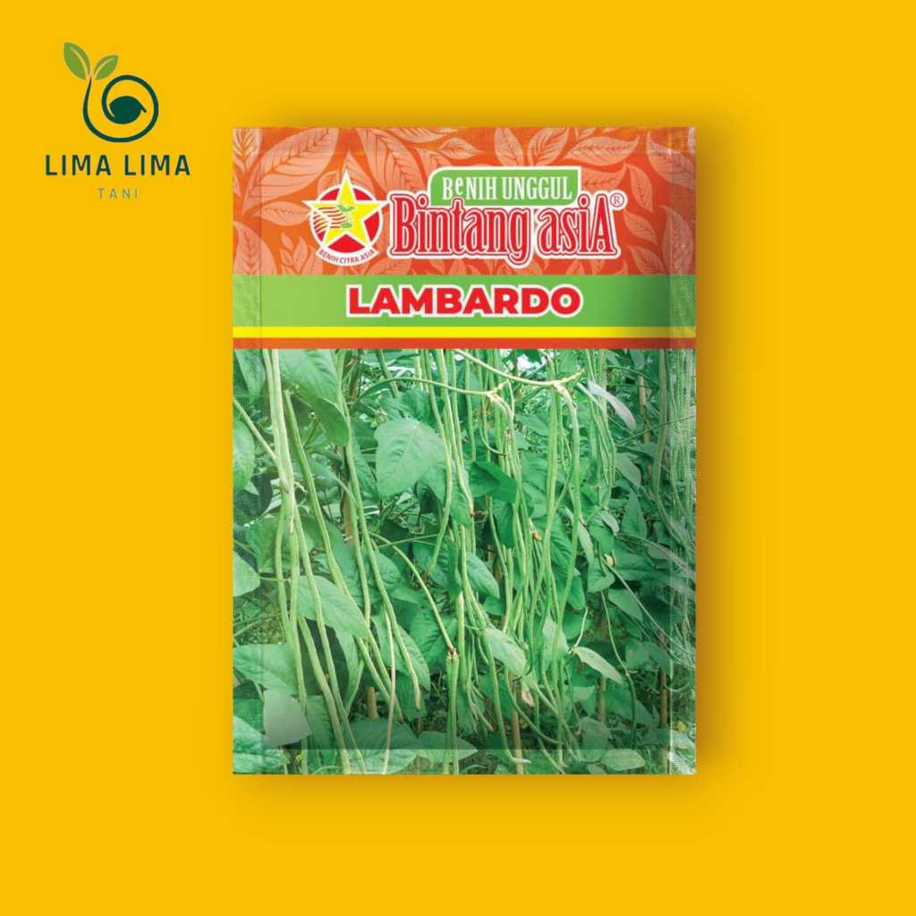 Benih KACANG PANJANG Merek BINTANG ASIA LAMBARDO (500 GRAM) 100% ORI