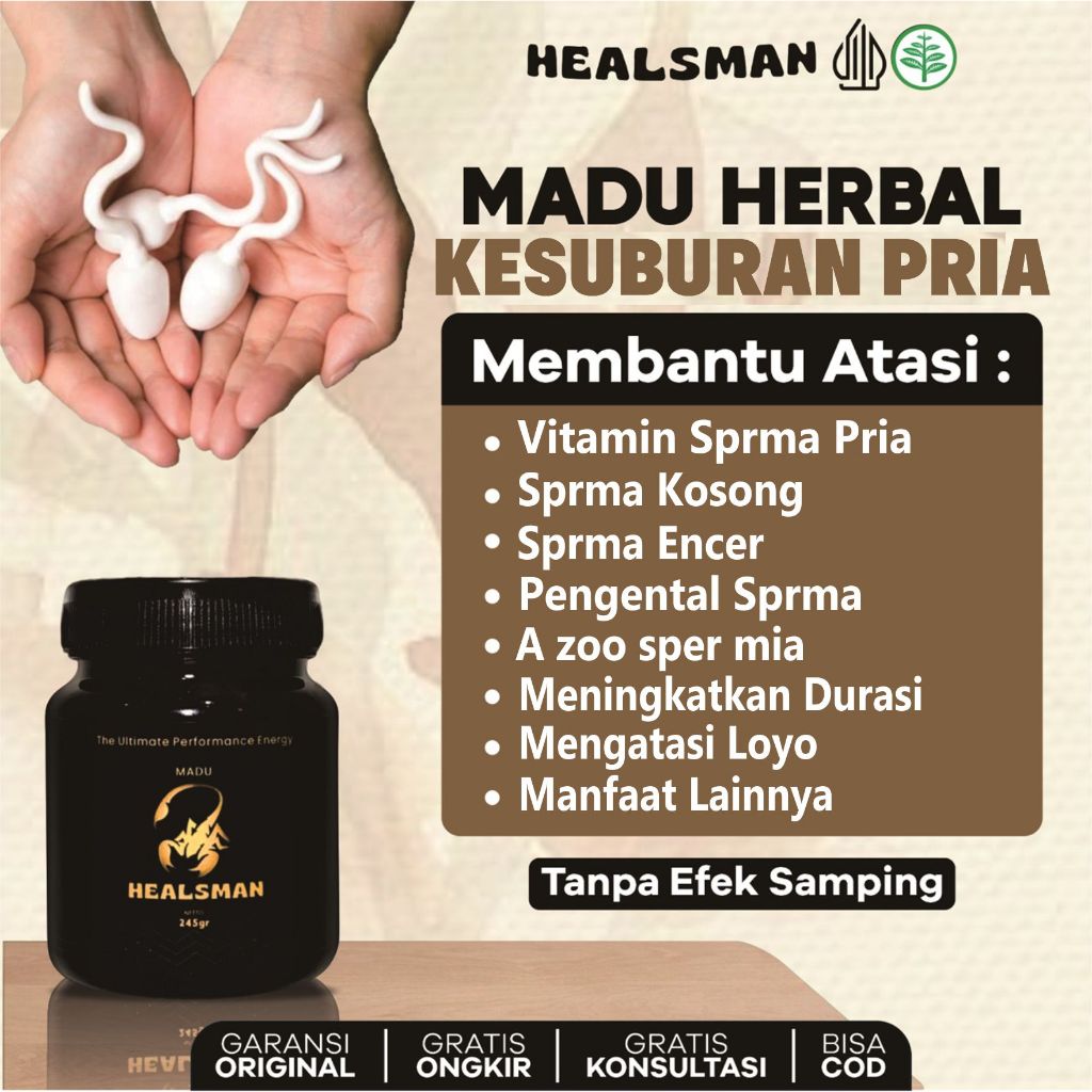 OBAT PENYUBUR SPERMA SUPER AMPUH - MADU HEASLMAN PENGENTAL PENYUBUR SPERMA PRIA
